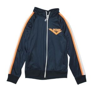 Pony Zip Up Long Sleeve track jacket kids Sz 12 unisex